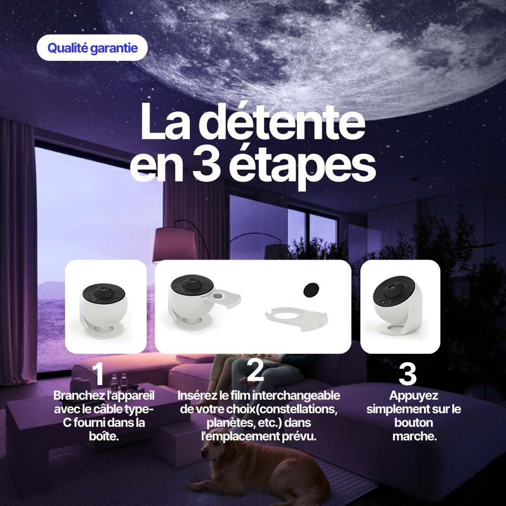 Projecteur galaxie PYXA