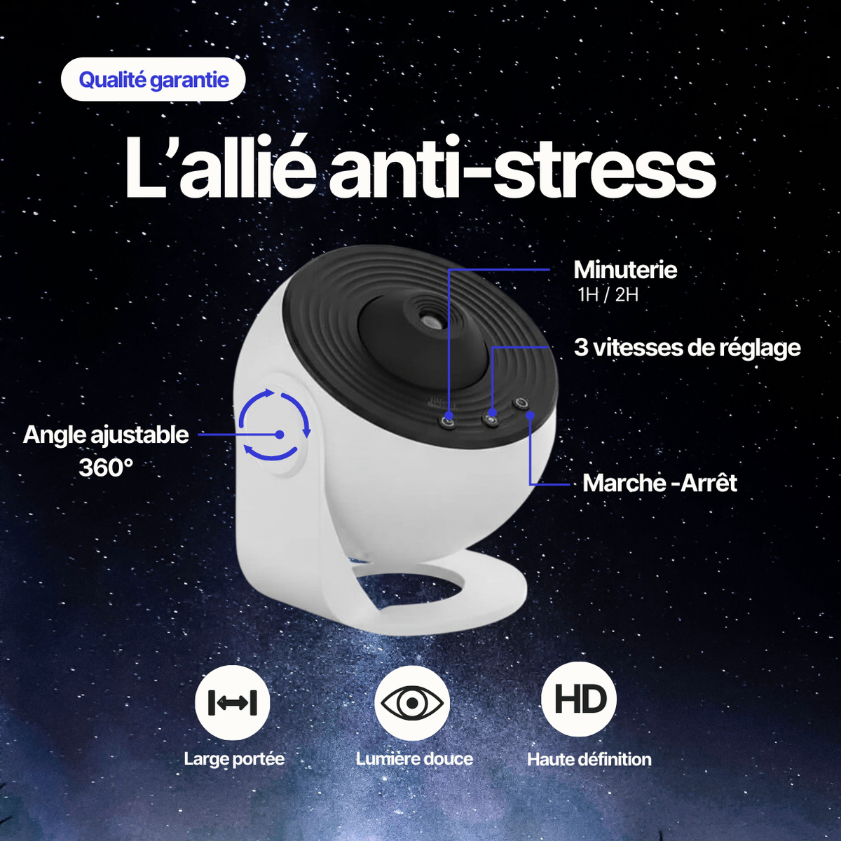 Projecteur galaxie PYXA